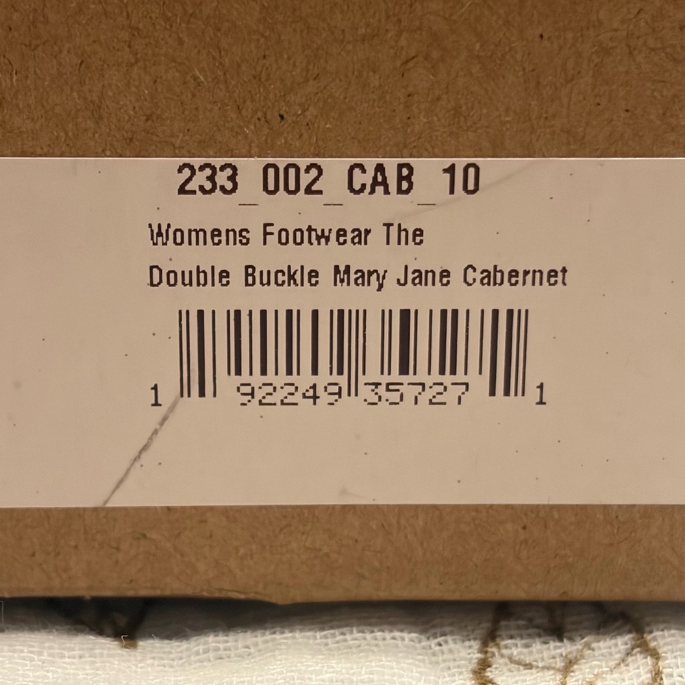 Women’s Double Buckle Mary Jane Cabernet NO BOX #8.5 - Picture 5 of 5